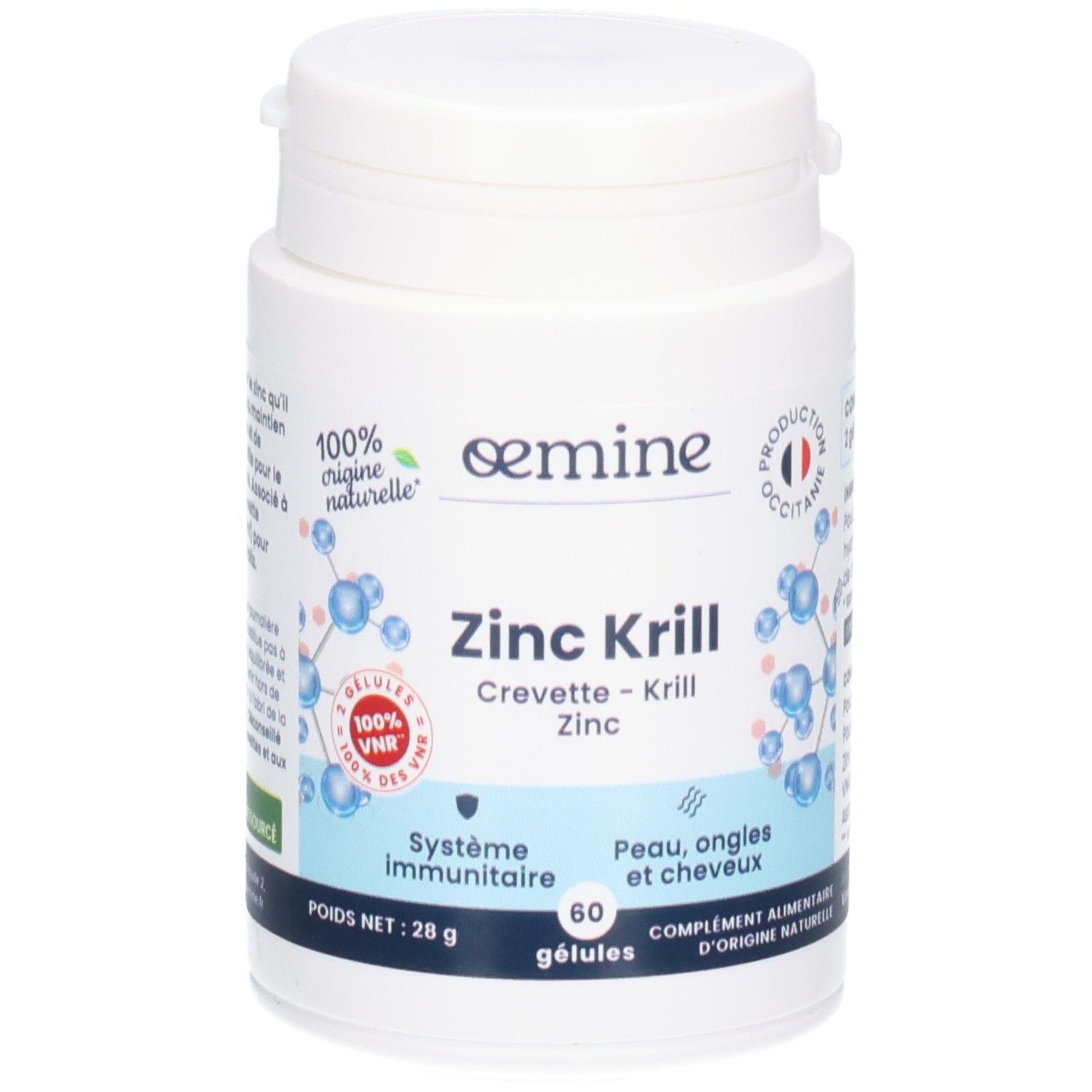 Pdm To Be Maintained Oemine Zinc Krill Capsule(S) 60 Pc(S) Enfants