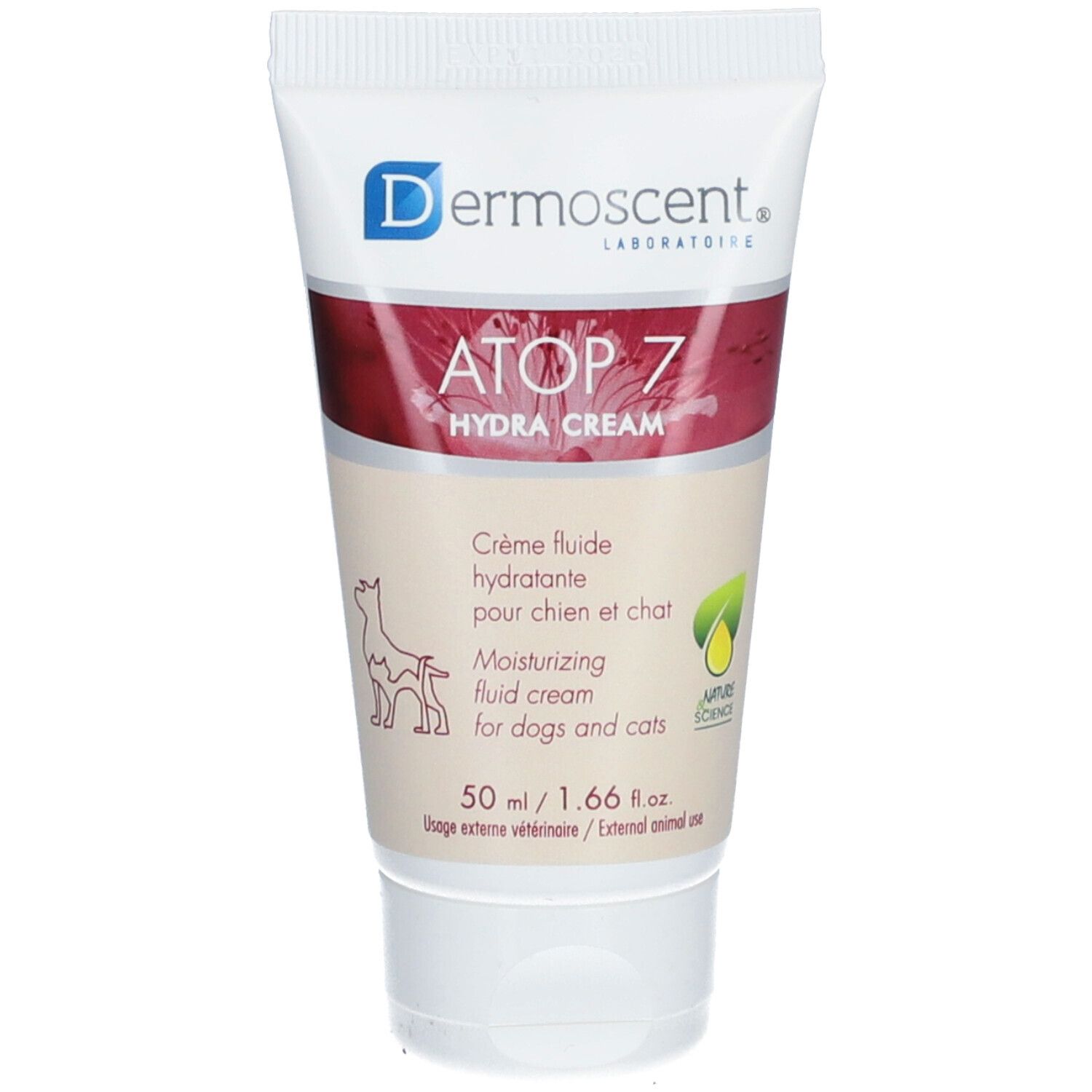 Dermoscent Atop 7 Crème Hydratante pour Chien et Chat Pour La Peau 50 ml
