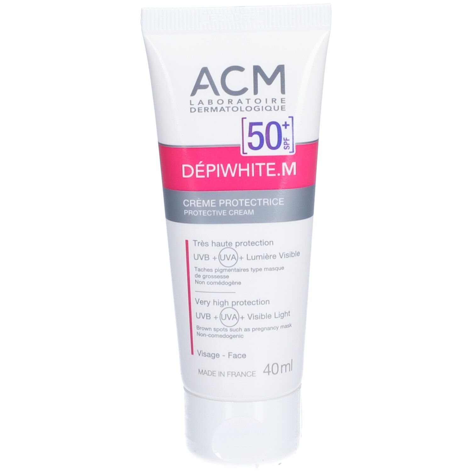 Depiwhite M Crème protectrice Spf 50+ Pour La Peau 40 ml