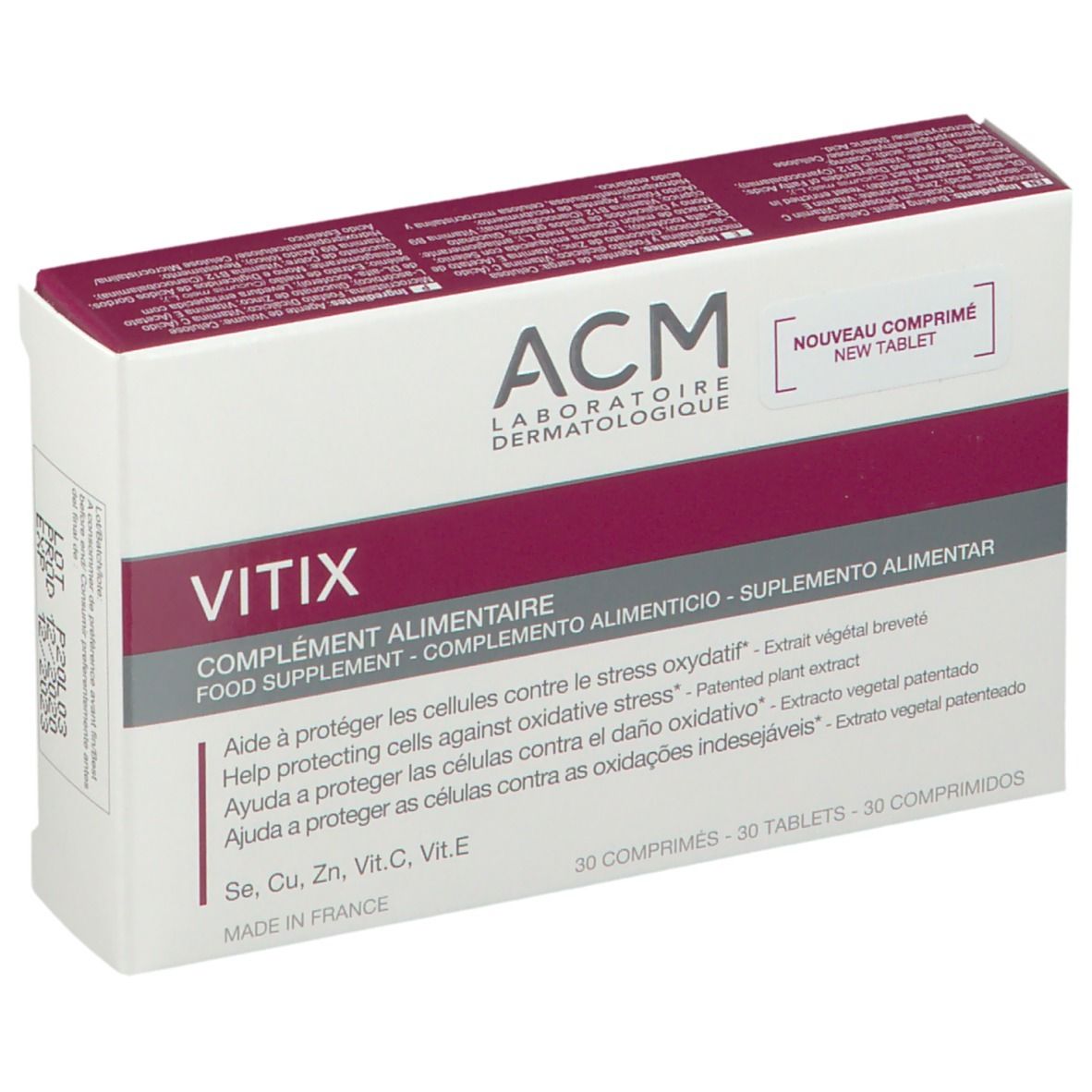 Acm Vitix Comprimés Comprimé(S) 30 Pc(S) Enfants