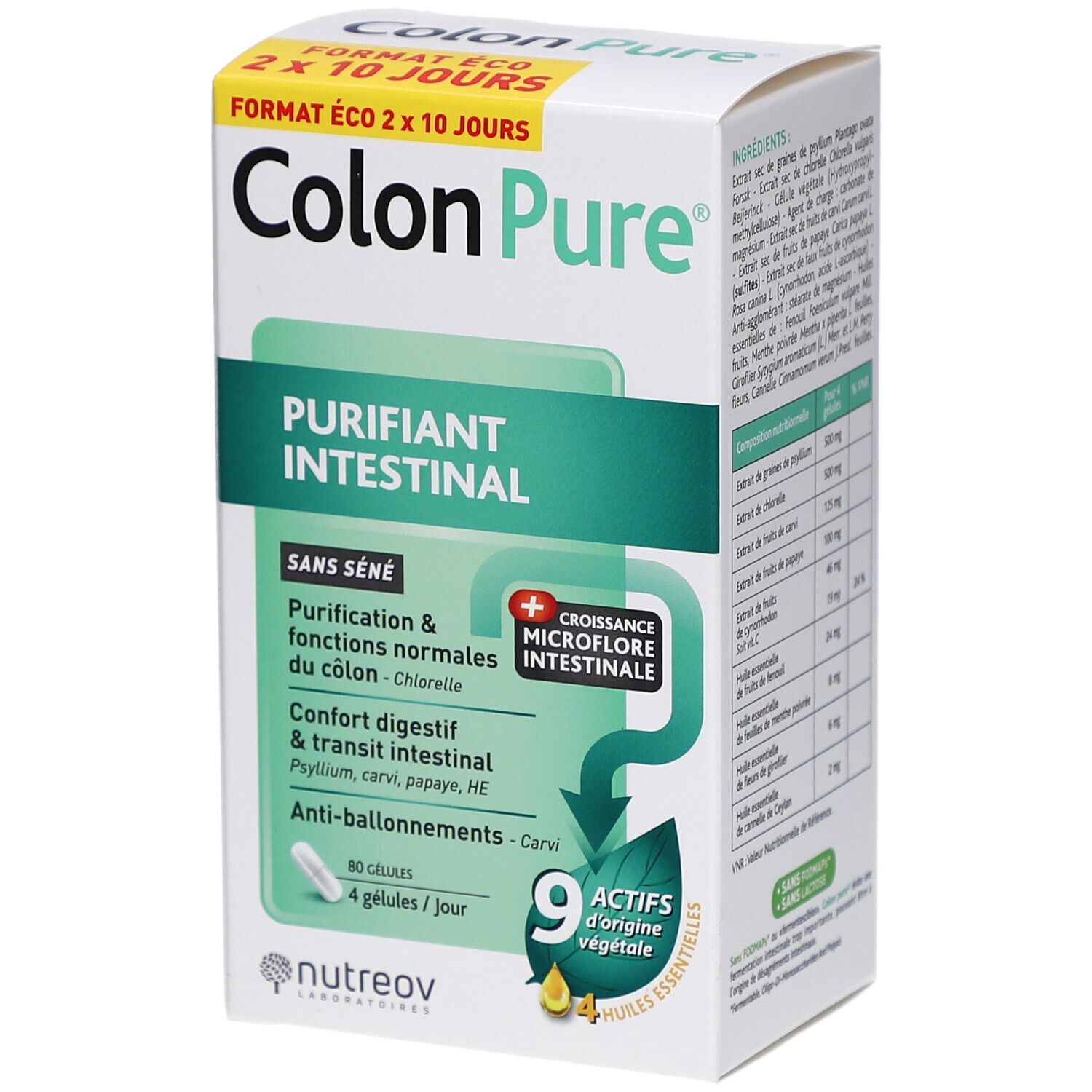 Colon Pure® Nutreov Purifiant Intestinal Capsule(S) 80 Pc(S) Enfants