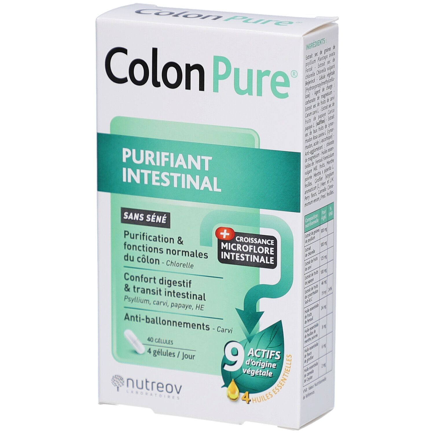 Colon Pure® Nutreov Purifiant Intestinal Capsule(S) 40 Pc(S) Enfants