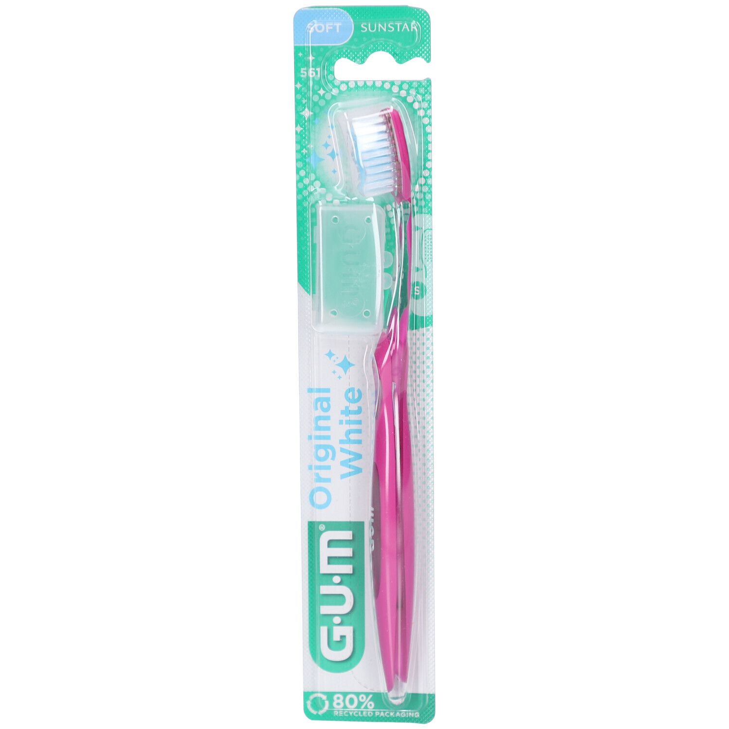 Cmmainbrand1620 Gum® Original White Brosse À Dent Compacte Souple Brosse(S) À Dents 1 Pc(S)