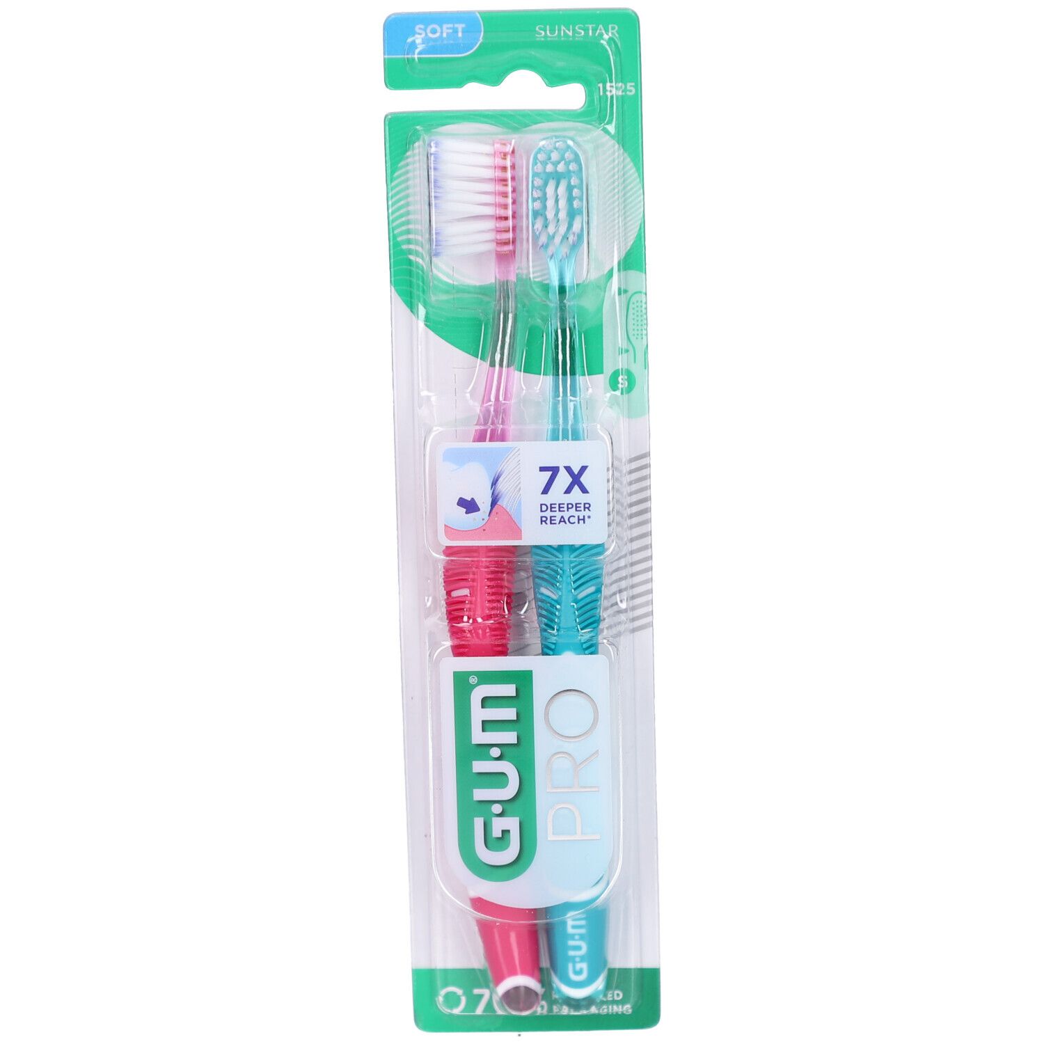 Gum Gum® Technique Pro Brosses À Dents Adultes Soft Brosse(S) À Dents 2 Pc(S)