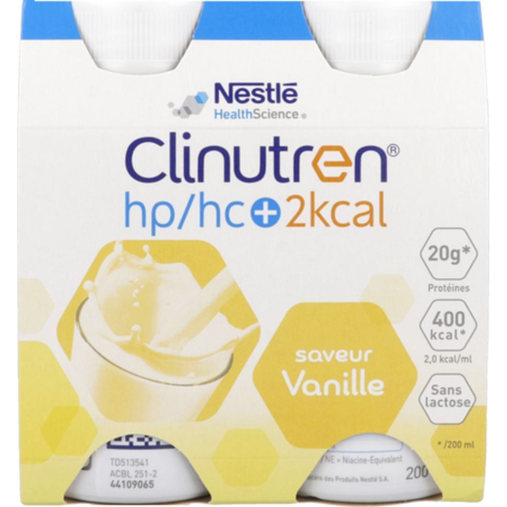 Nestlé Health Science Clinutren Boisson HP HC+ 2kcal Saveur Vanille 800 ml Autre