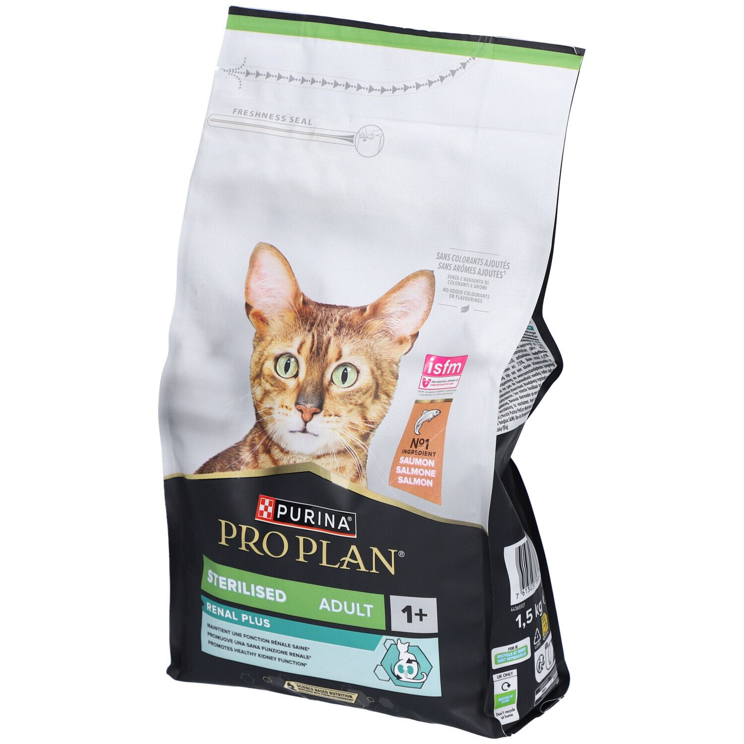 PURINA PRO PLAN Sterilised OPTIRENAL Adult Chat Saumon 1500 g Aliment