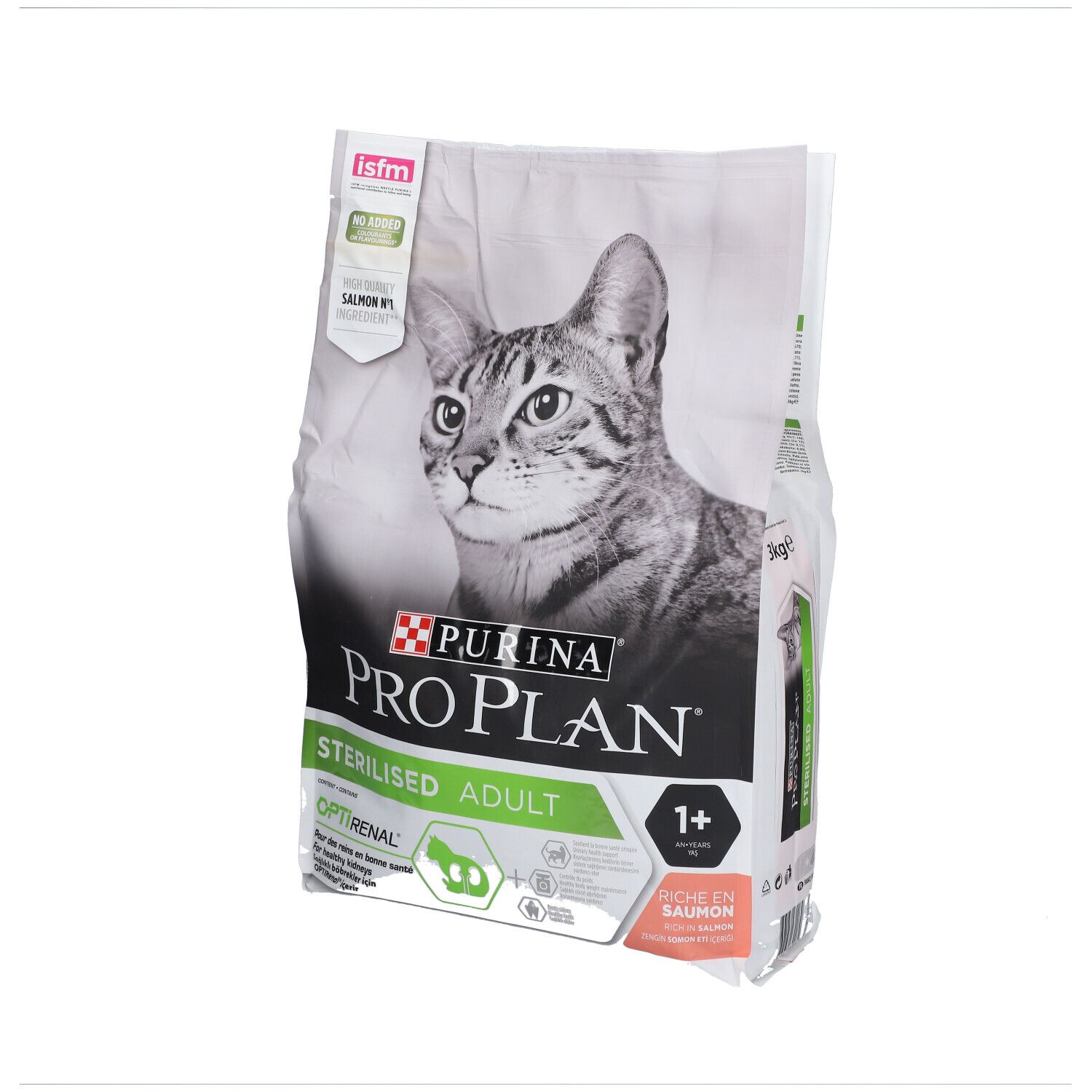PURINA PRO PLAN Sterilised OPTIRENAL Adult Chat Saumon 3000 g Pellet(S)