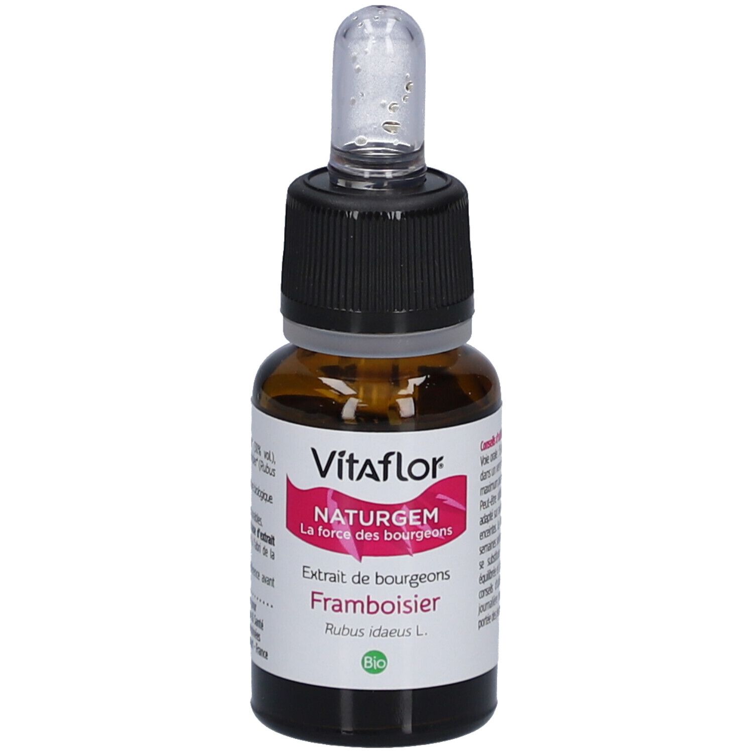 Vitaflor Naturgem Framboisier Bio 15 ml Fluide