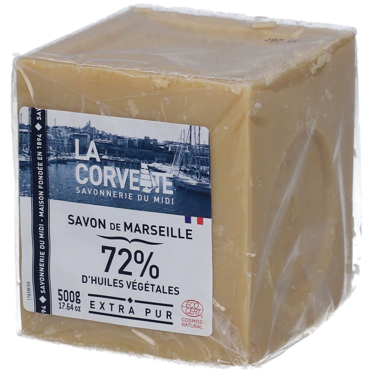 LA CORVETTE Cube de Savon de Marseille Extra pur 500 g Savon