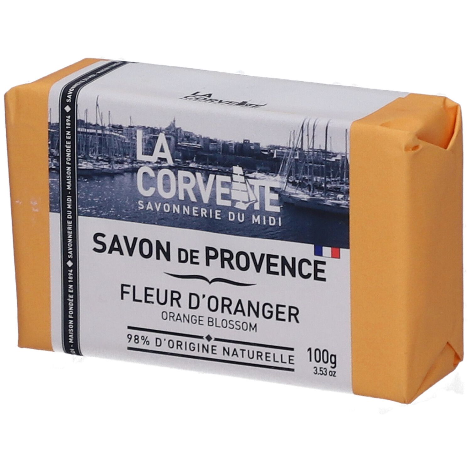 La Corvette Savon De Provence Fleur D'oranger 100 G - Image 3