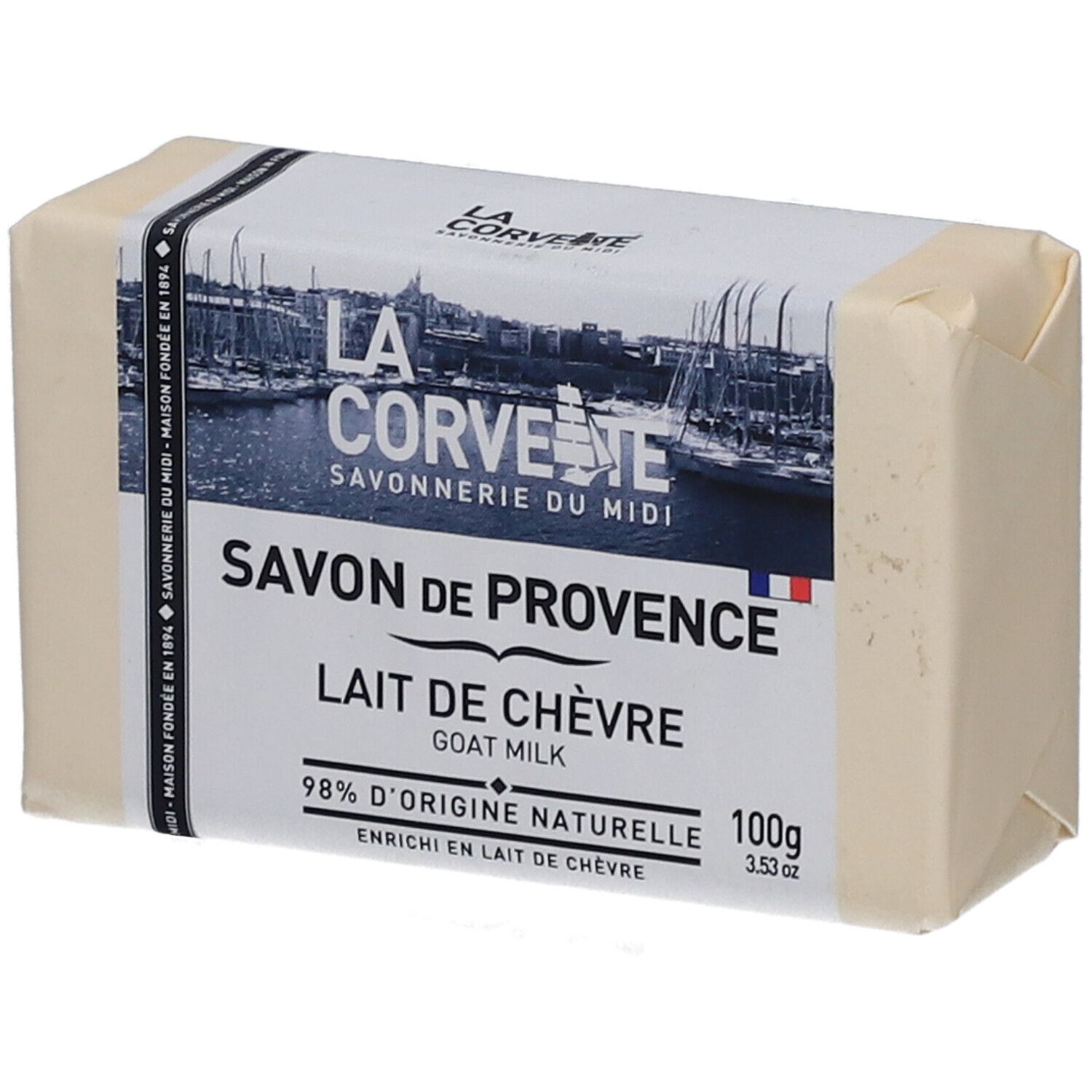 La Corvette Savon De Provence Lait Chèvre 100 G - Image 1