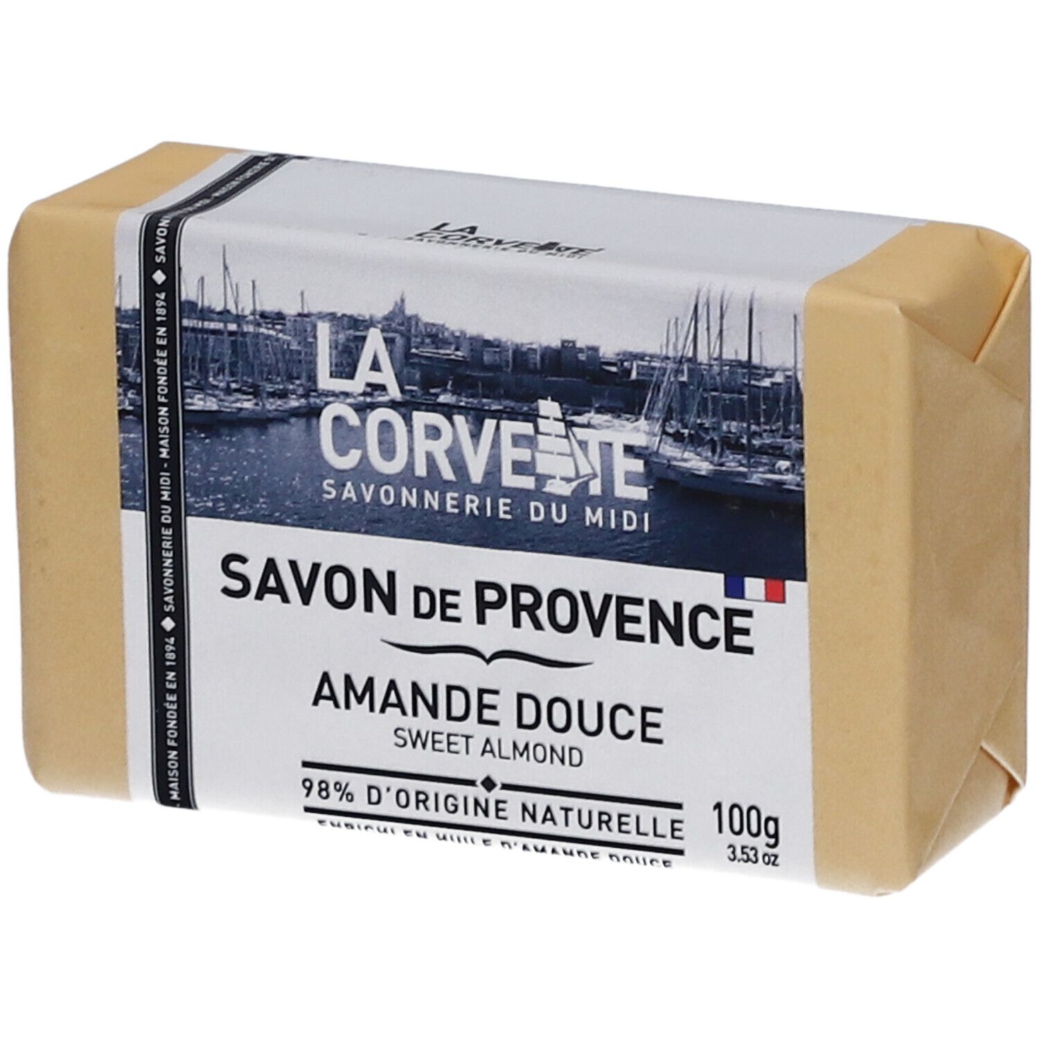 Savon Aux Amandes Douces La Corvette 100G - Image 2