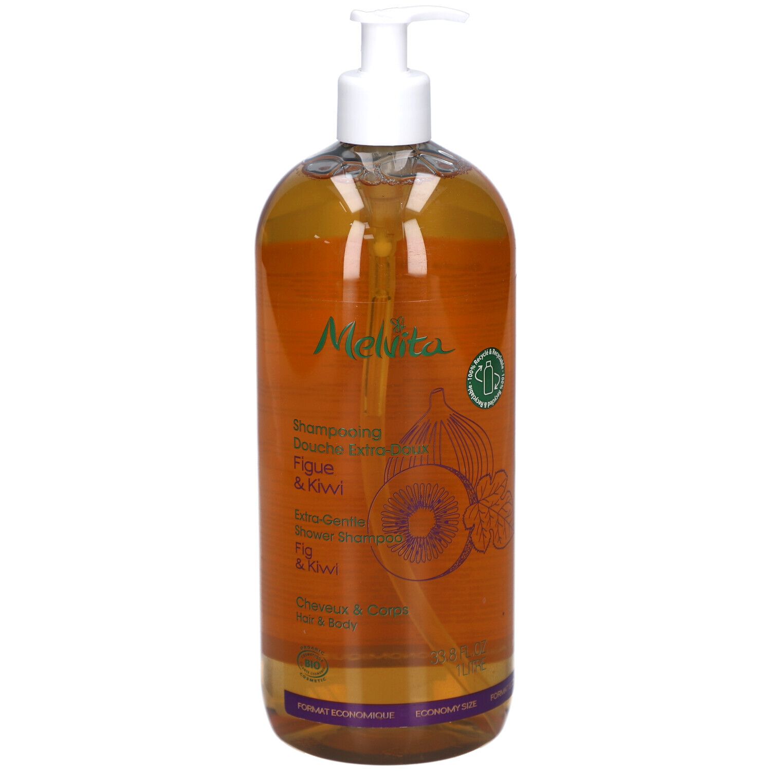 Melvita Les Essentiels Shampooing Douche Bio 1000 Ml