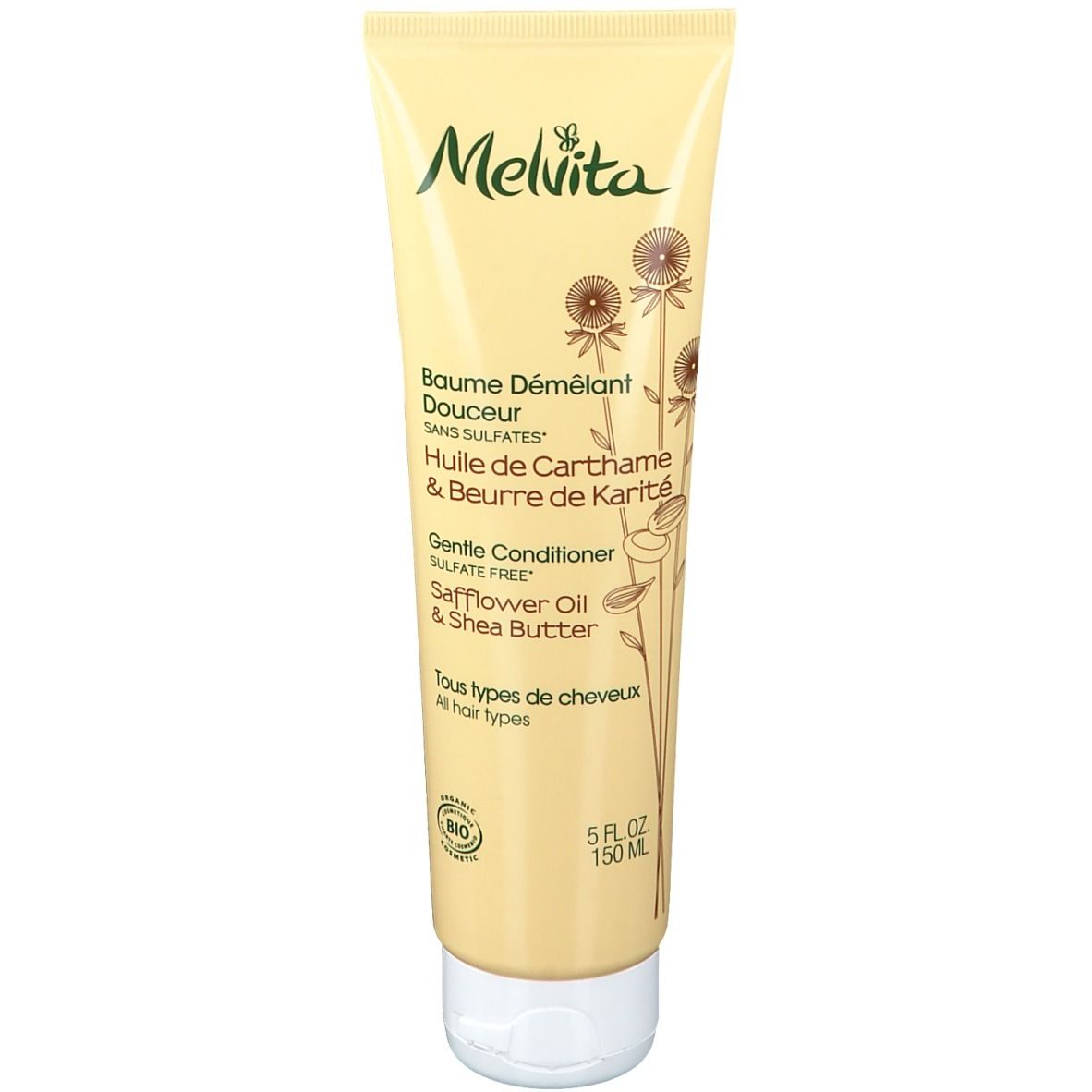 Melvita Les Essentiels Après-Shampooing Baume Démêlant Bio 150 Ml