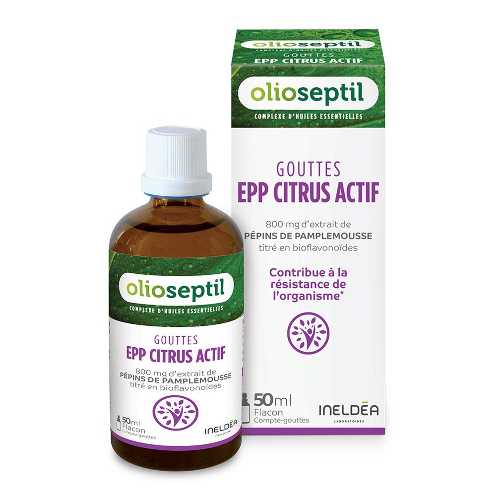 Olioseptil Epp Citrus Actif Solution Orale 50 Ml