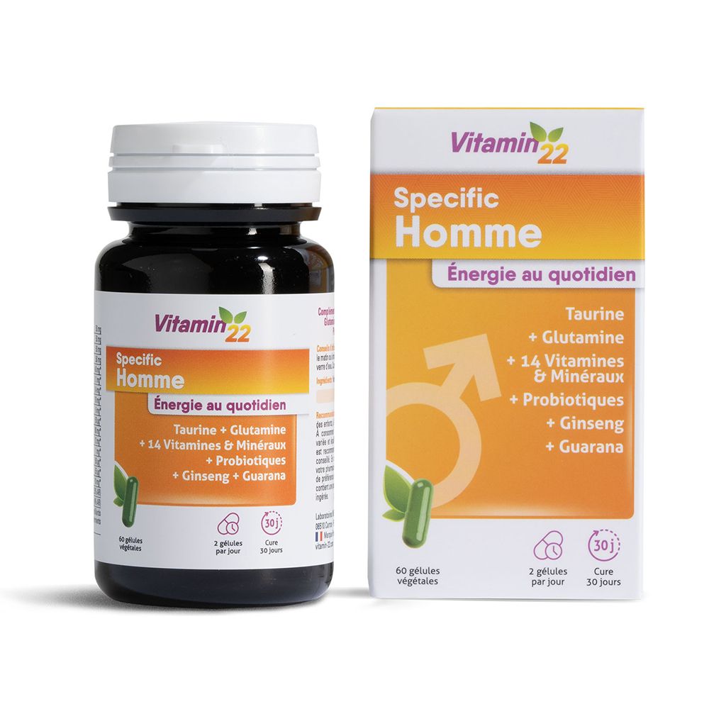 Vitamin22 Specific Homme 60 pc(s) Capsule(S)