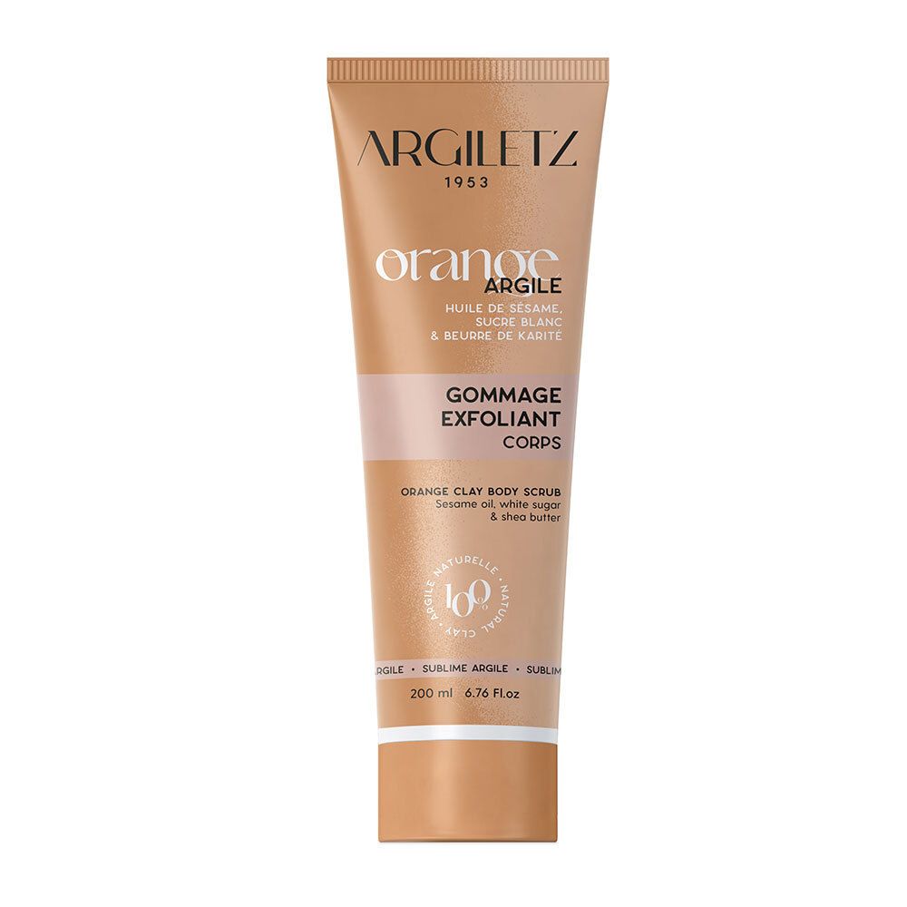 Argiletz Blanc/Orange Coeur D'argile Gommage Exfoliant Corps 200 Ml - Image 3