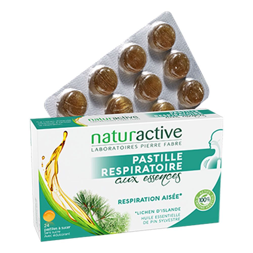 Naturactive Pastille Respiratoire Aux Essences Comprimé(S) À Sucer 24 Pc(S)