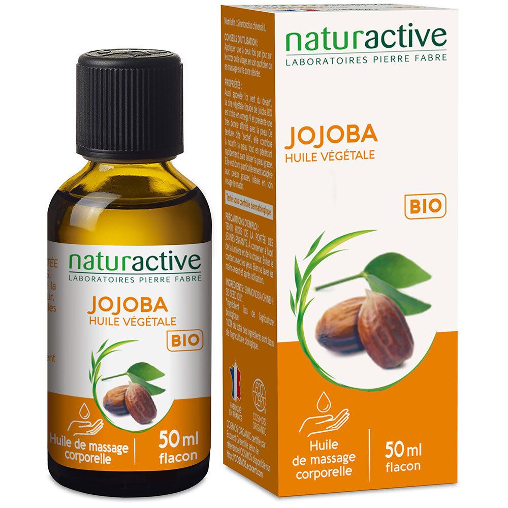 Naturactive Jojoba Huile Végétale Bio 50 Ml