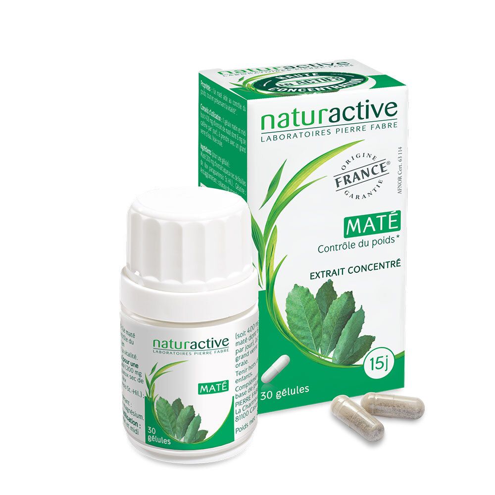 Naturactive Maté Gélules Taille 30 - Image 2