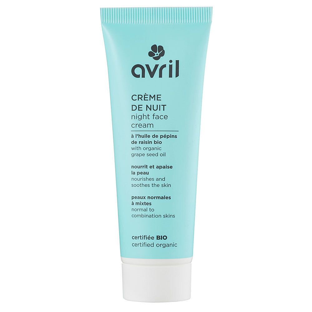 Avril Crème De Nuit - Peaux Normales À Mixtes Pour La Peau 50 Ml