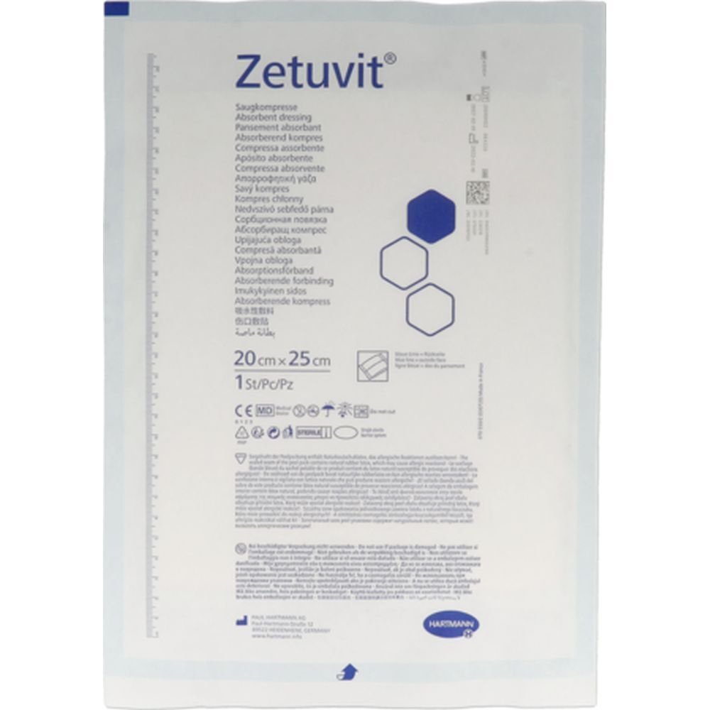Hartmann Zetuvit® 20 X 25 Cm Pansement(S) 10 Pc(S) - Image 1