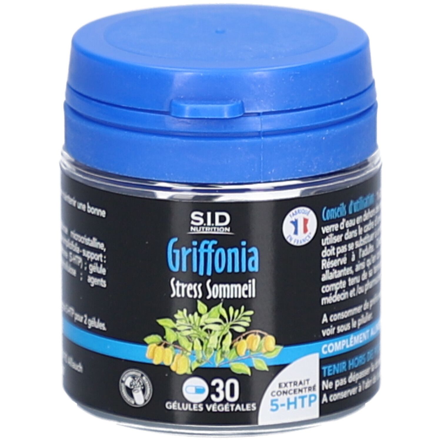 SID Nutrition – Griffonia Stress Sommeil microgranules 30 pc(s) Capsule(S) Dure(S) Gastro-Résistantes