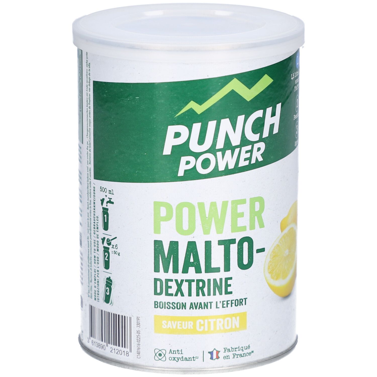 PUNCH POWER Biomaltodextrine BIO Citron 500 g Poudre