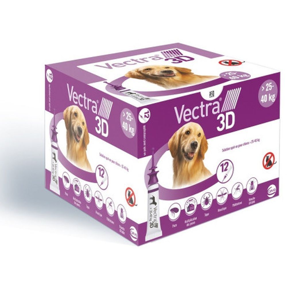 Vectra 3D >25-40kg 1 pc(s) Pipette(S) Unidose(S)