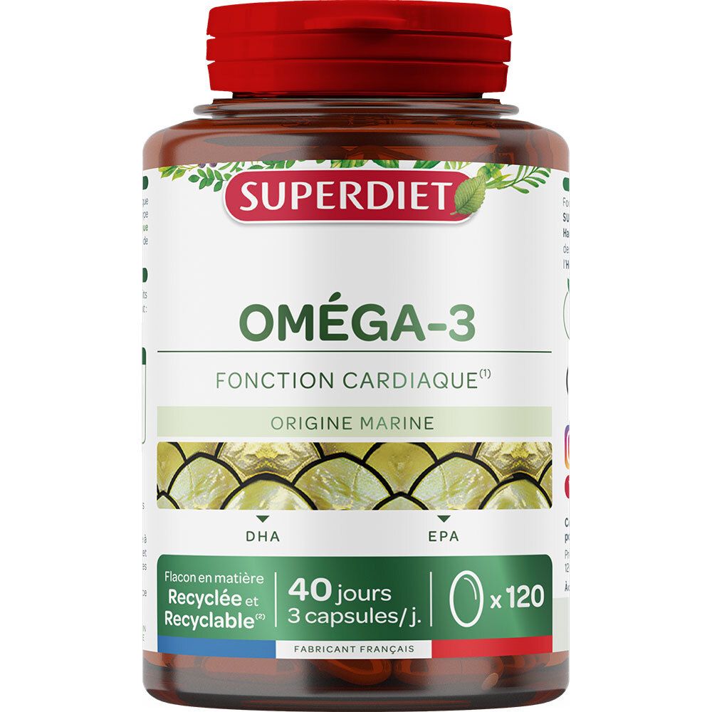 Superdiet Oméga-3 Capsule(S) 120 Pc(S) Enfants - Image 1