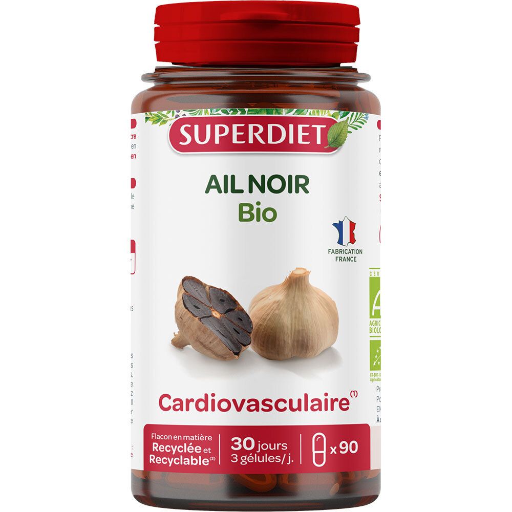 Superdiet Super Diet Ail Noir Bio Cardiovasculaire Gélules Capsule(S) 90 Pc(S)