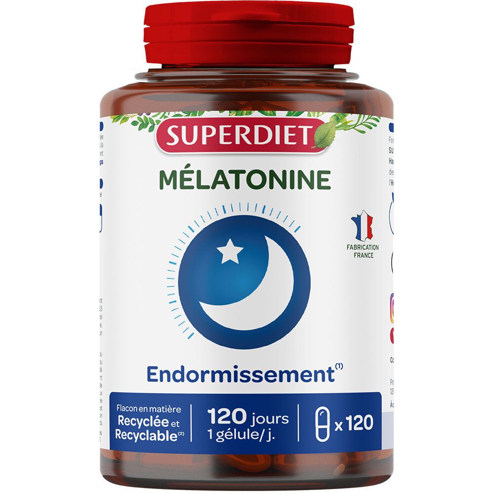 Superdiet Mélatonine Capsule(S) 120 Pc(S) - Image 1