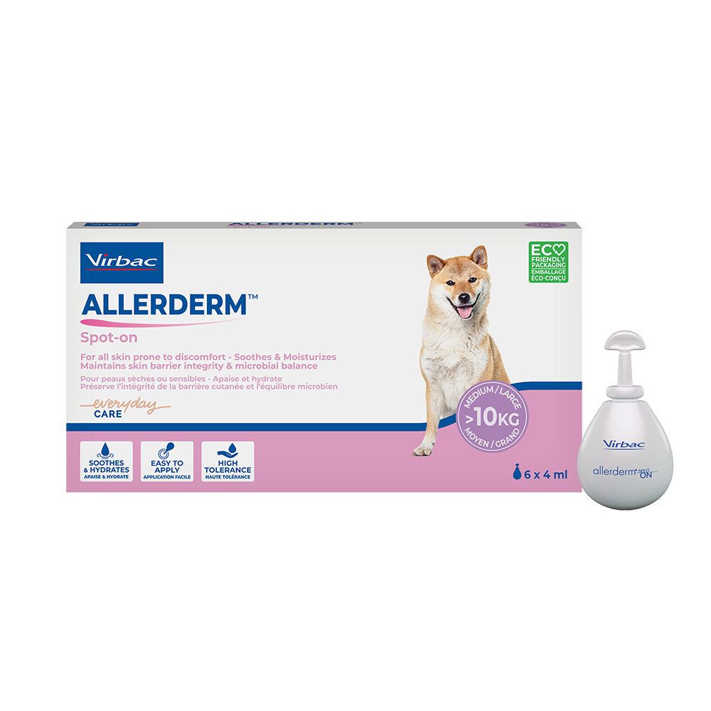 Virbac Allerderm Spon-On Pipettes 24 ml Pipette(S) Unidose(S)