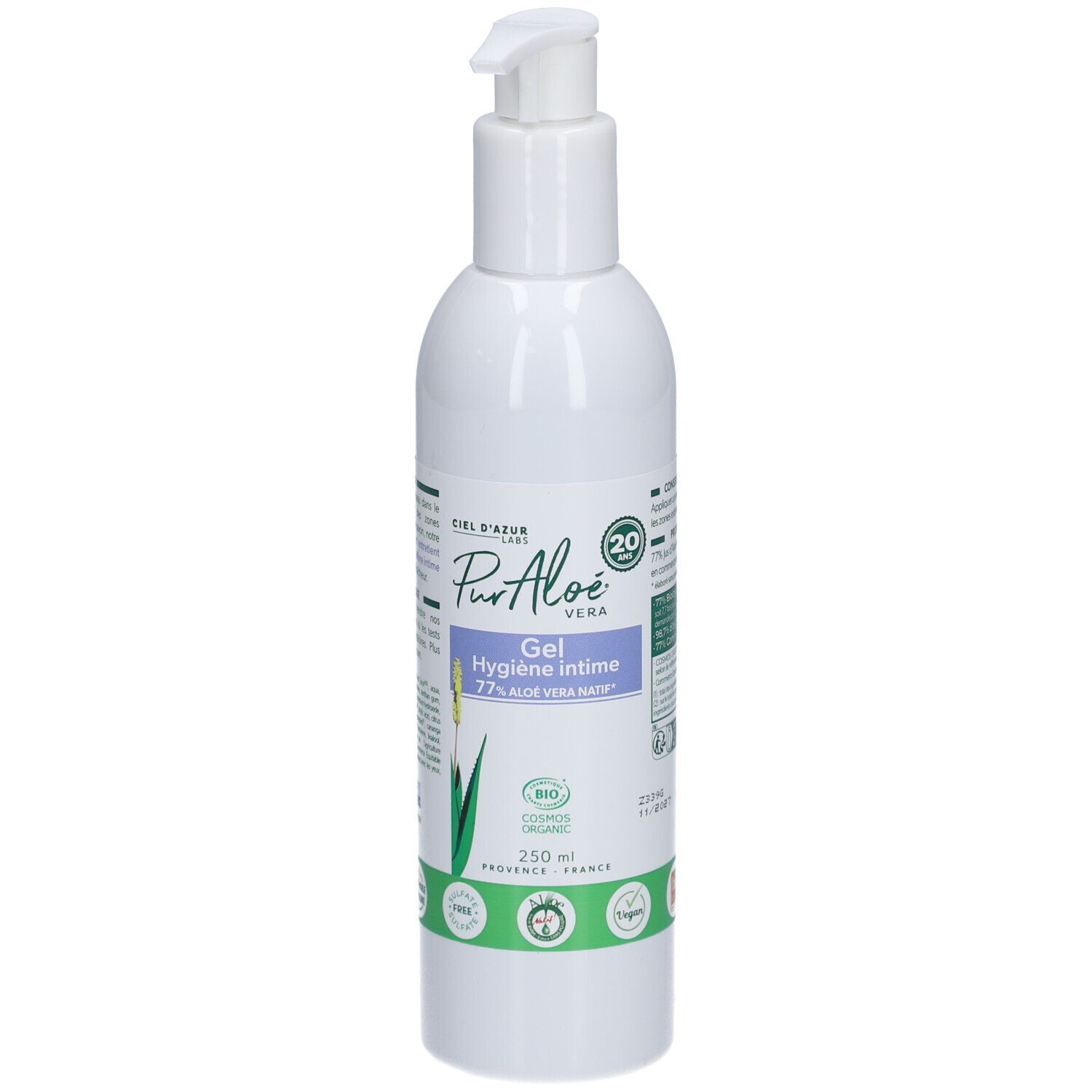 Pur Aloé Ciel D'azur Gel Hygiène Intime Douche 250 Ml