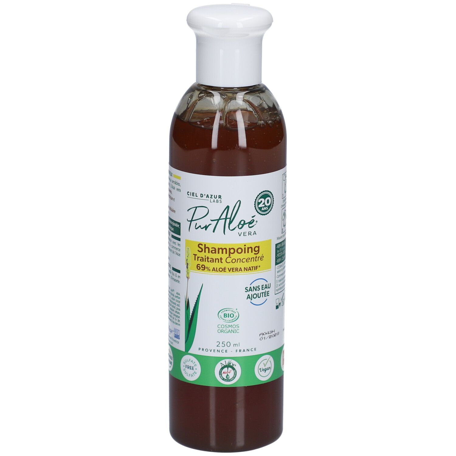 Ciel D'azur Puraloé Shampooing Concentré 250 Ml