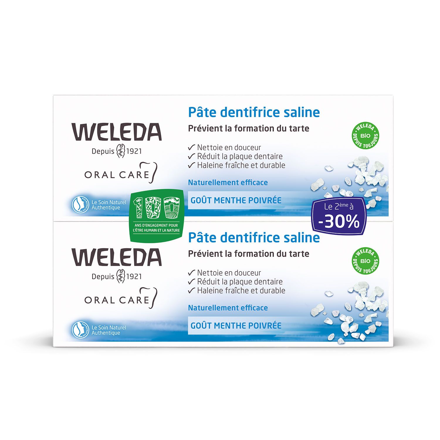 Weleda Pâte Dentifrice Saline Dentifrice(S) 2X75 Ml
