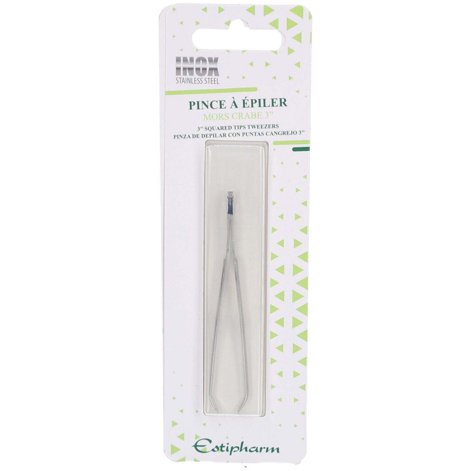 Estipharm Pince à Épiler Mors crabes 3 1 pc(s) Pinces À Épiler