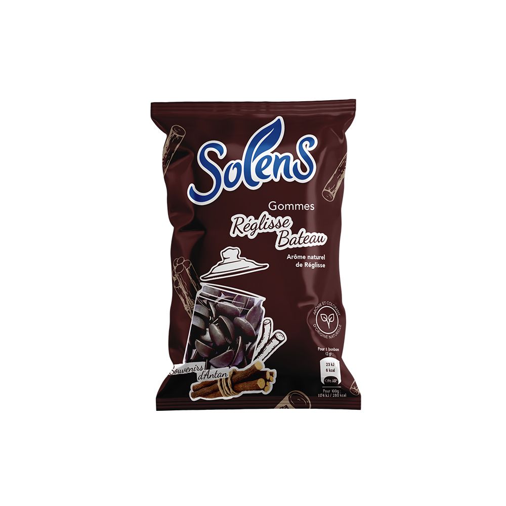 SOLENS Gommes Réglisse Bateau 100 g Bonbon(S)