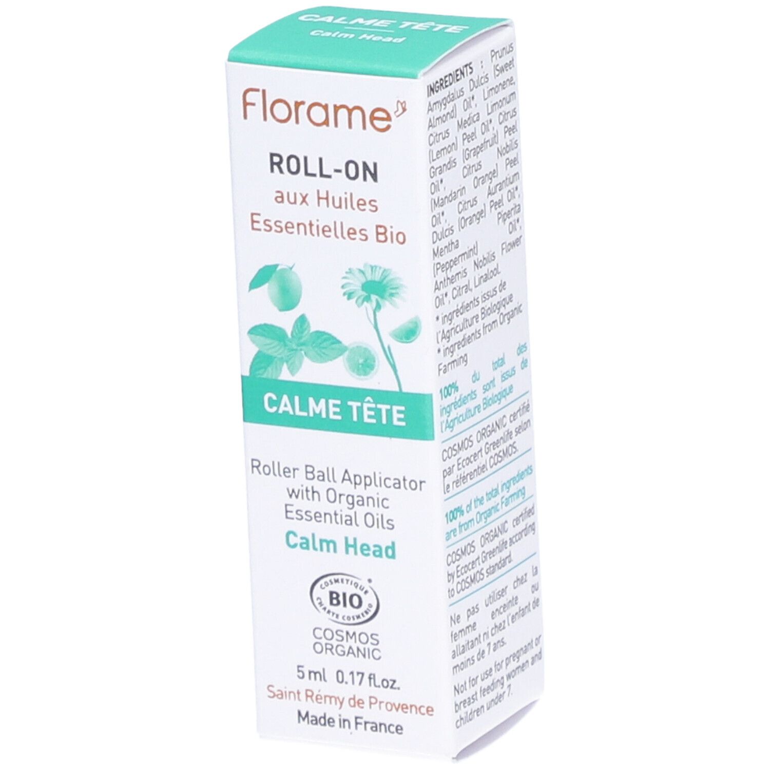 Florame Roll-On Bio Calme-Tête Rouleau 5 Ml