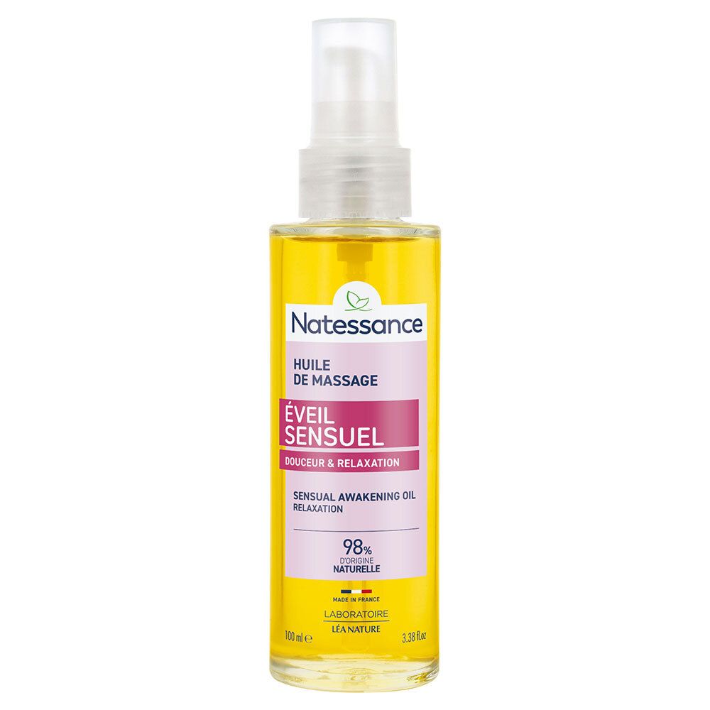 Natessance Huile De Massage Relaxante Éveil Des Sens 100 Ml