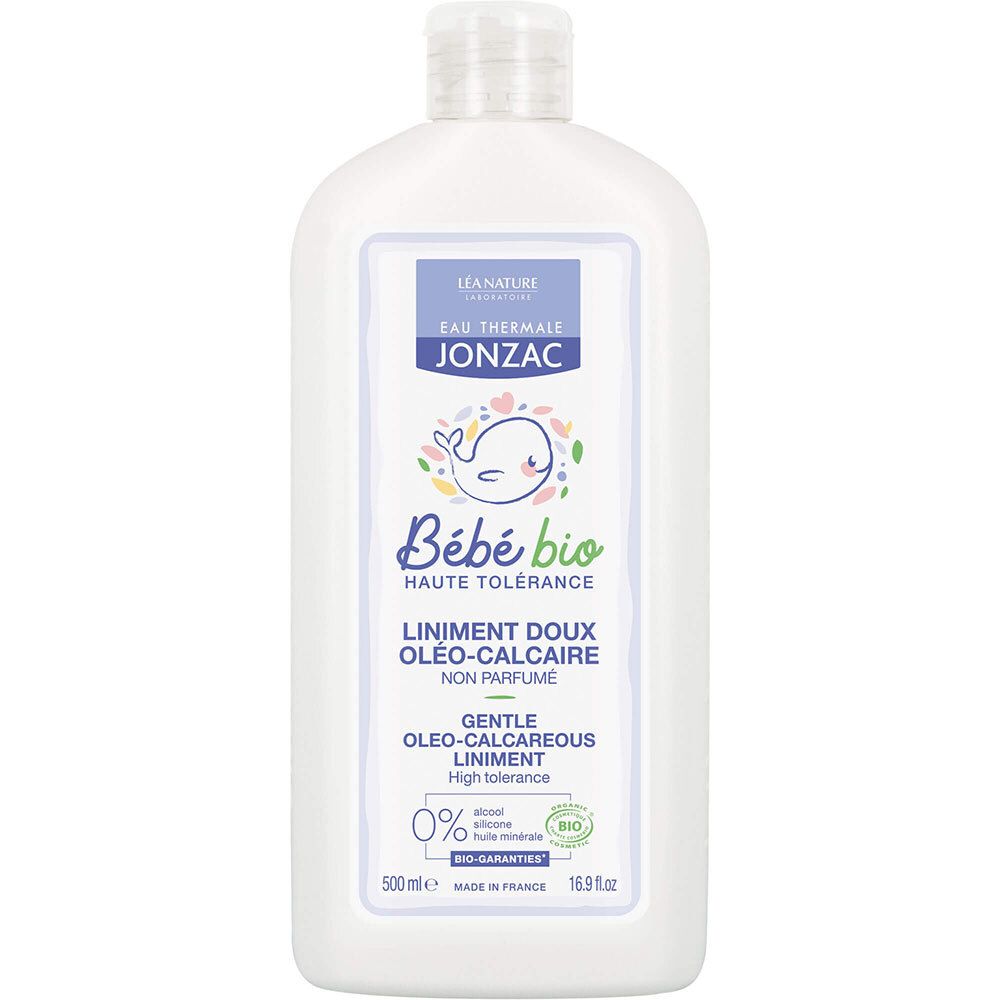 Jonzac Bébé Bio Liniment Oléo-Calcaire Doux 500 ml Baume