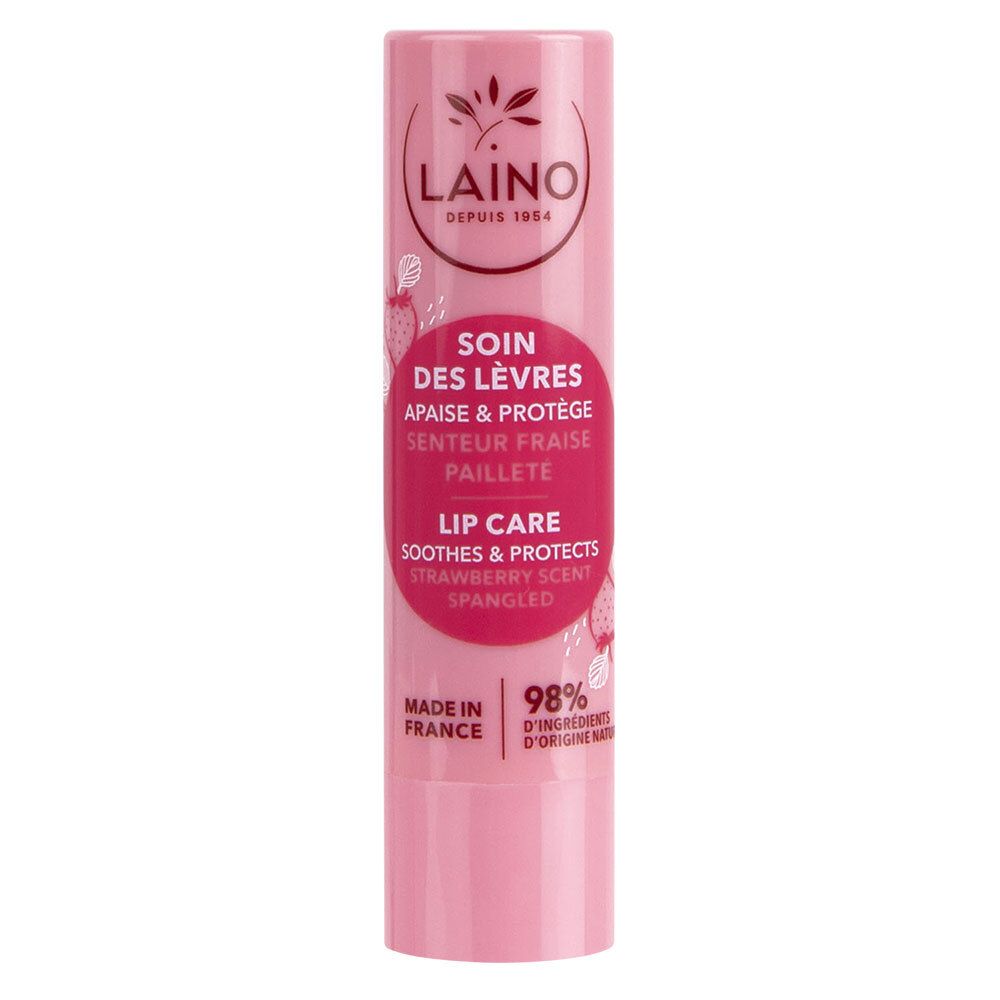 Laino Soin Des Lèvres Pailleté Fraise Soin(S)S Des 4 G
