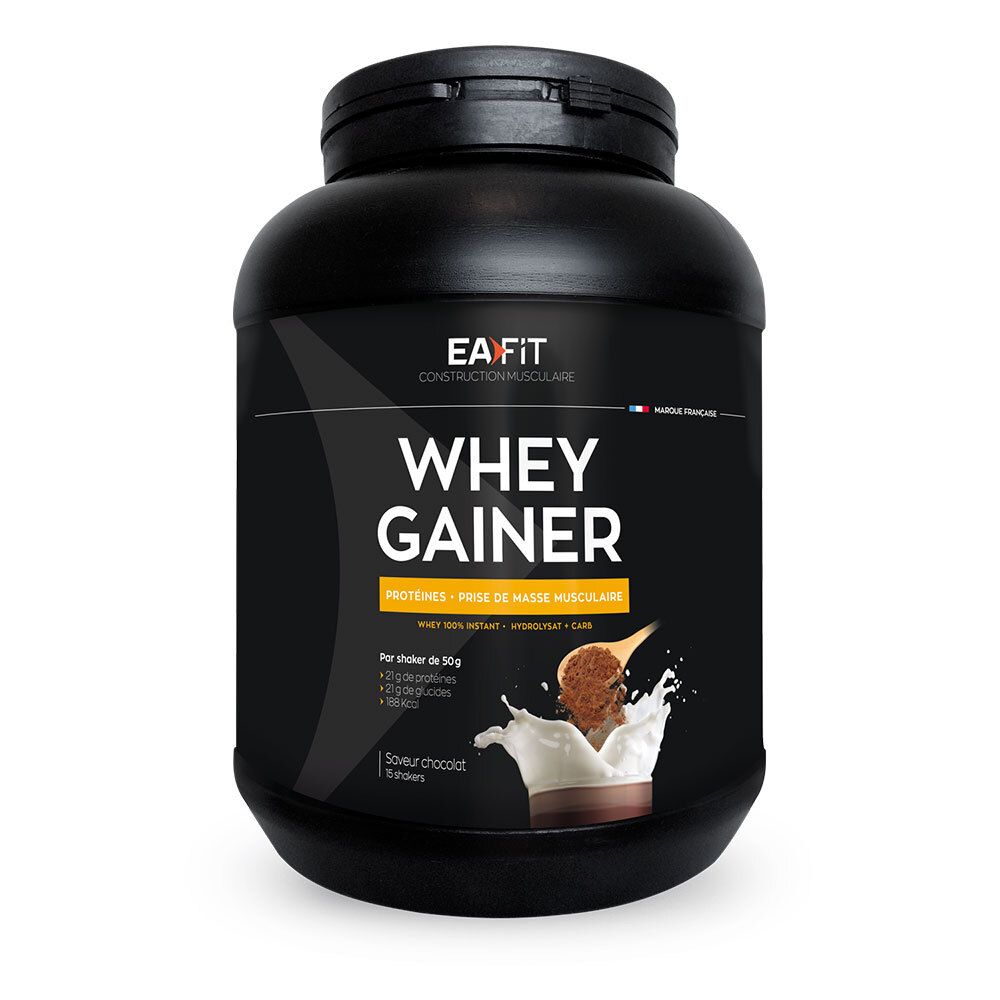 Eafit Homme Proteines Wheygainer Chocolat 750G - Image 3