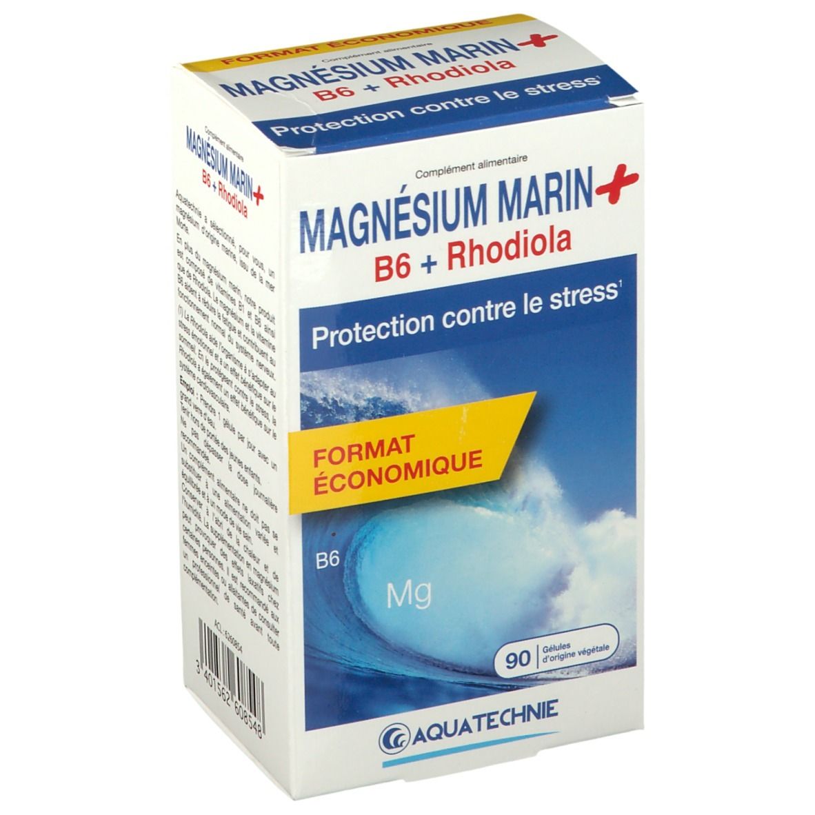 Aquatechnie Magnésium Marin Stress Rhodiola Capsule(S) 90 Pc(S) Enfants