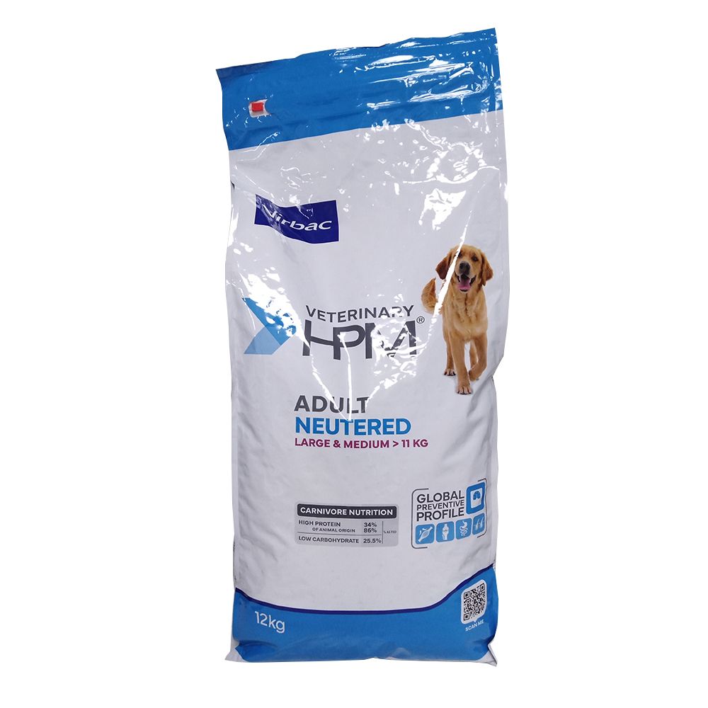 Virbac Veterinaryhpmdogadultneuteredlarge&Medium-Croquette,Alimentcompletpourchiena Aliment 12000 G