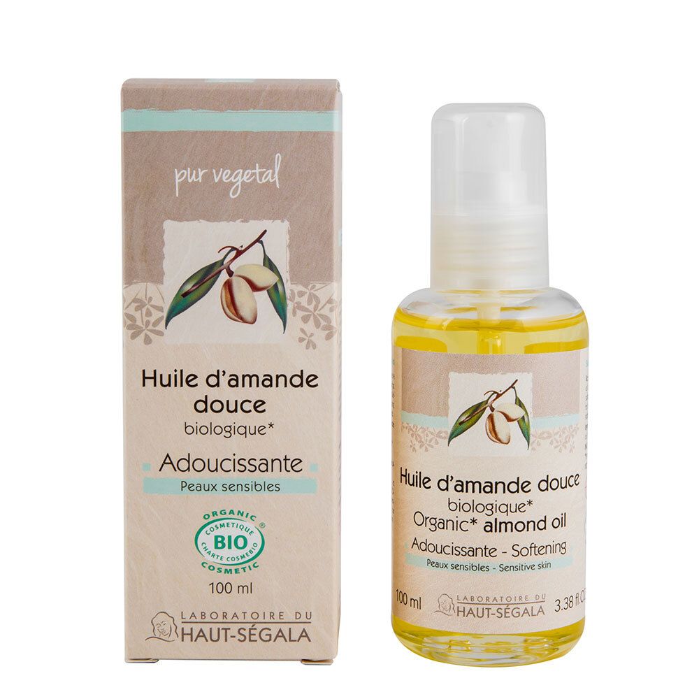 Laboratoire du Haut-Ségala Huile d'Amande Douce Bio 100 ml - Image 3