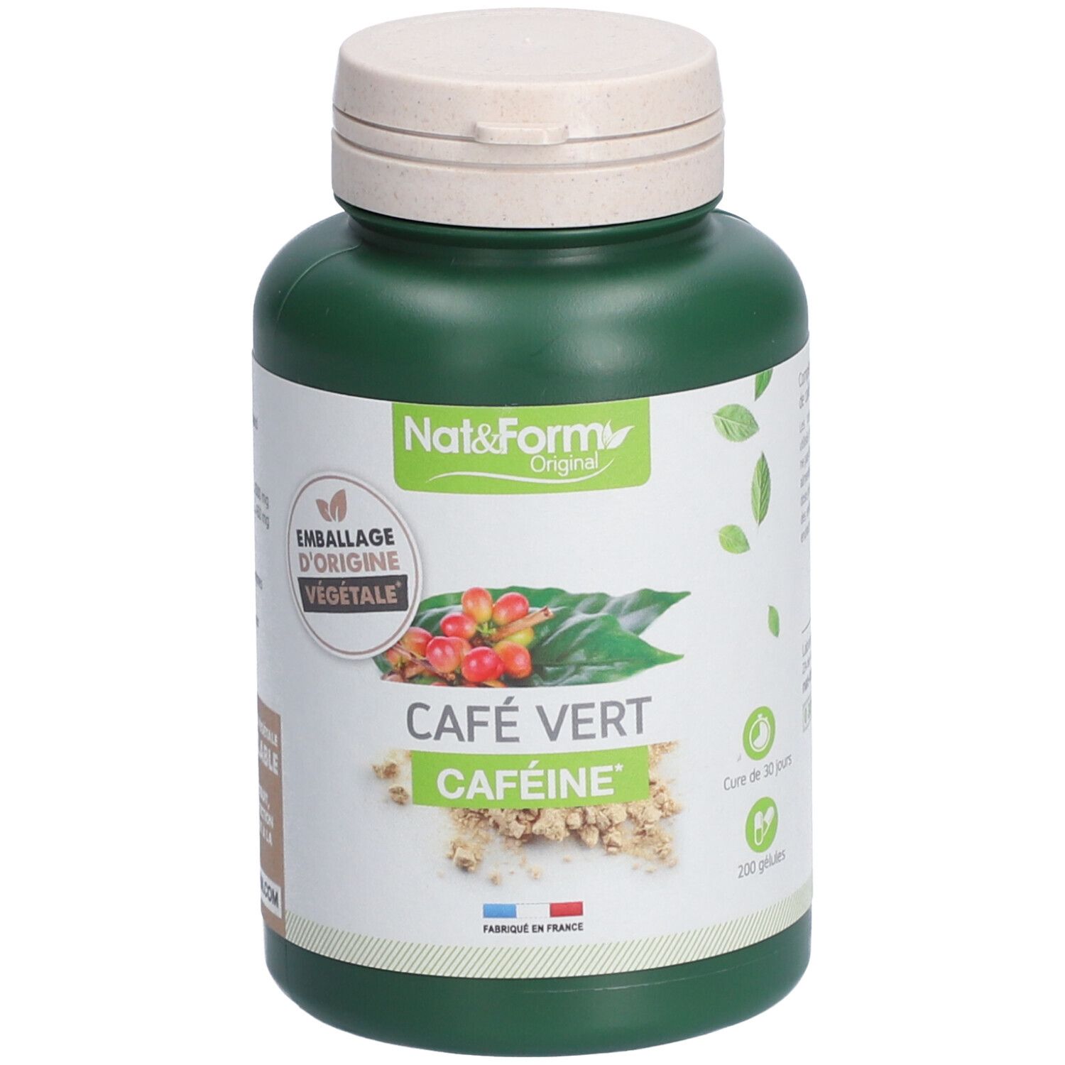 Nat&Form CAFÉ VERT 200 pc(s) Capsule(S)