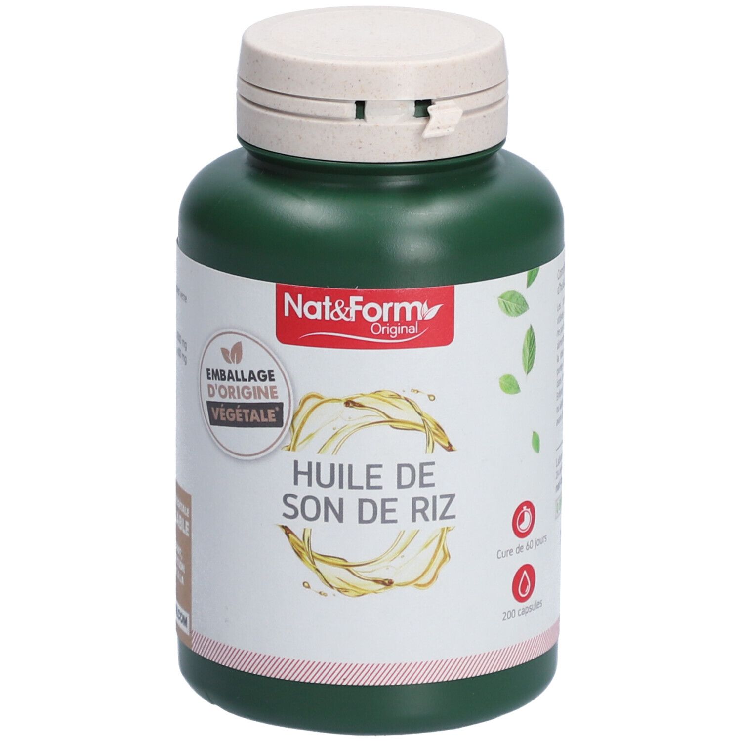 Joom Parasanteonline Nat&Form Huile De Son De Riz 200 Capsules - Image 3