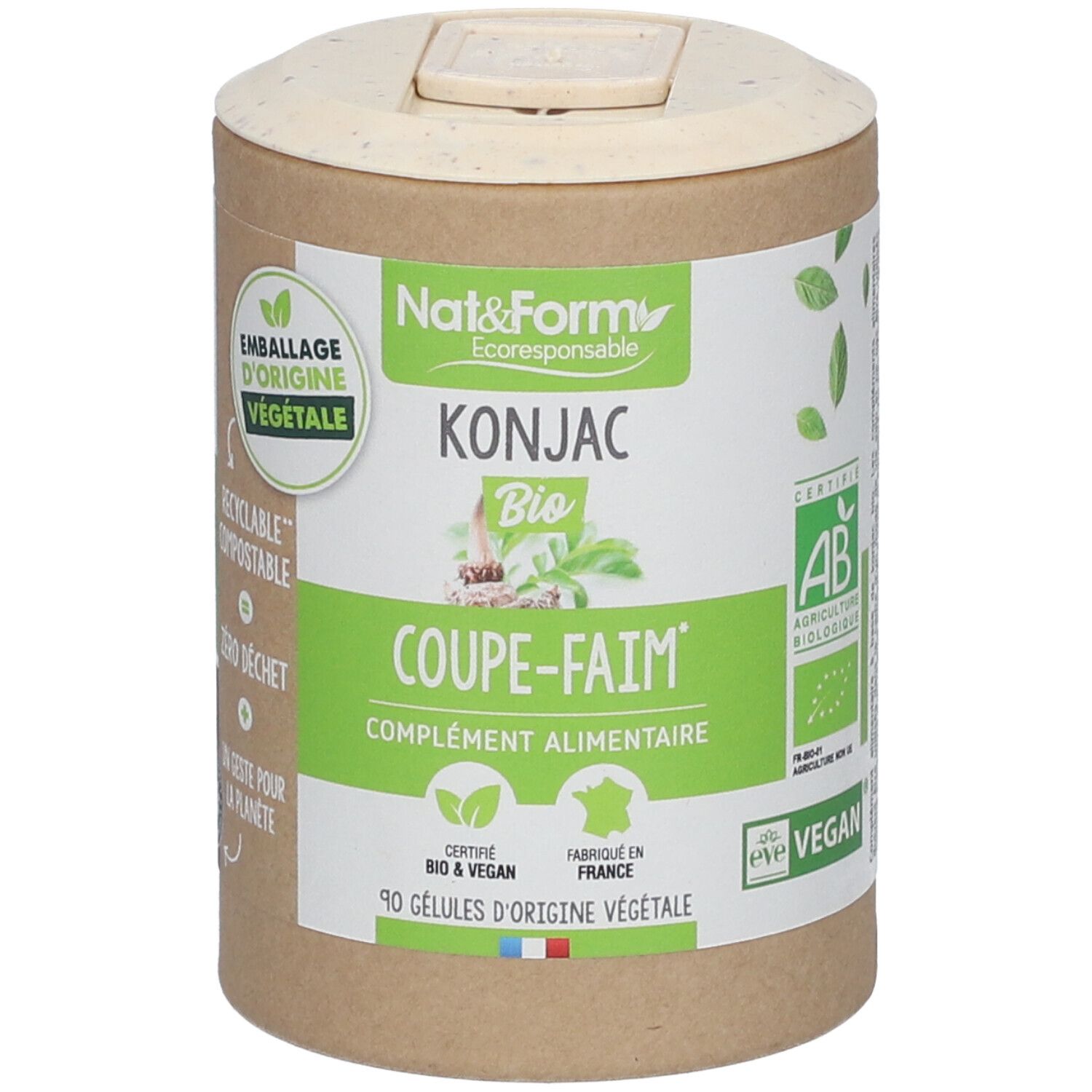 Nat&Form Eco Konjac Bio 90 Gélules - Image 2