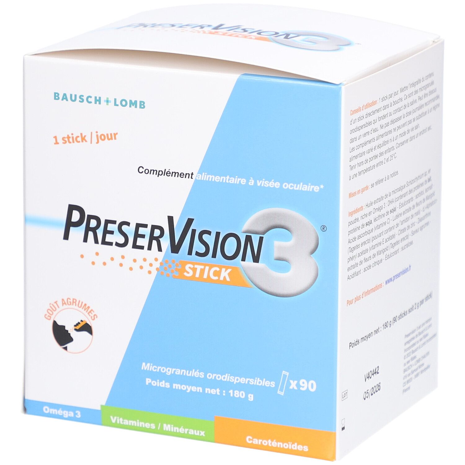 Bausch & Lomb Preservision Sachet(S) 90 Pc(S)